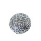 Silver Saucer batik beads - BB2515