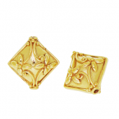 Vermeil Diamond shape beads - BT1201-V